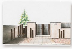 外構・アプローチ 例2